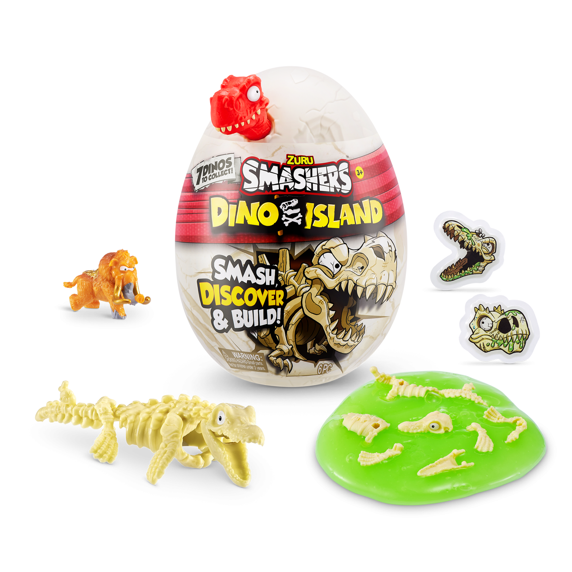 Игрушка Zuru Smashers: "Dino Island" Nano Egg, в ассортименте