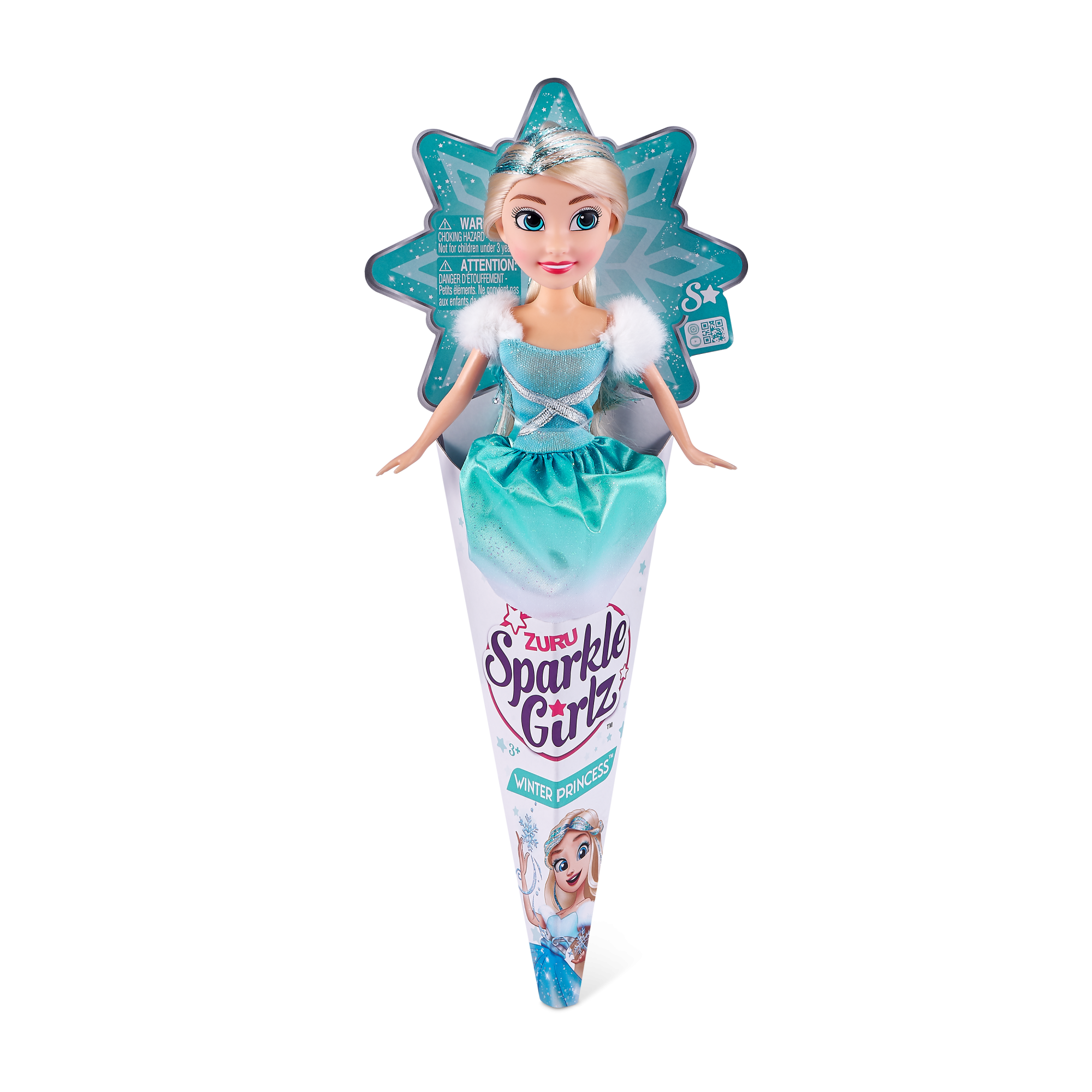Кукла ZURU Sparkle Girlz "Зимняя принцесса" в асс., дисплей-бокс 12шт.