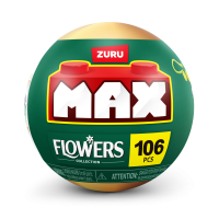 Игровой набор конструктор ZURU MAX Premium Flowers Building Bricks Collection (до 167 деталей)
