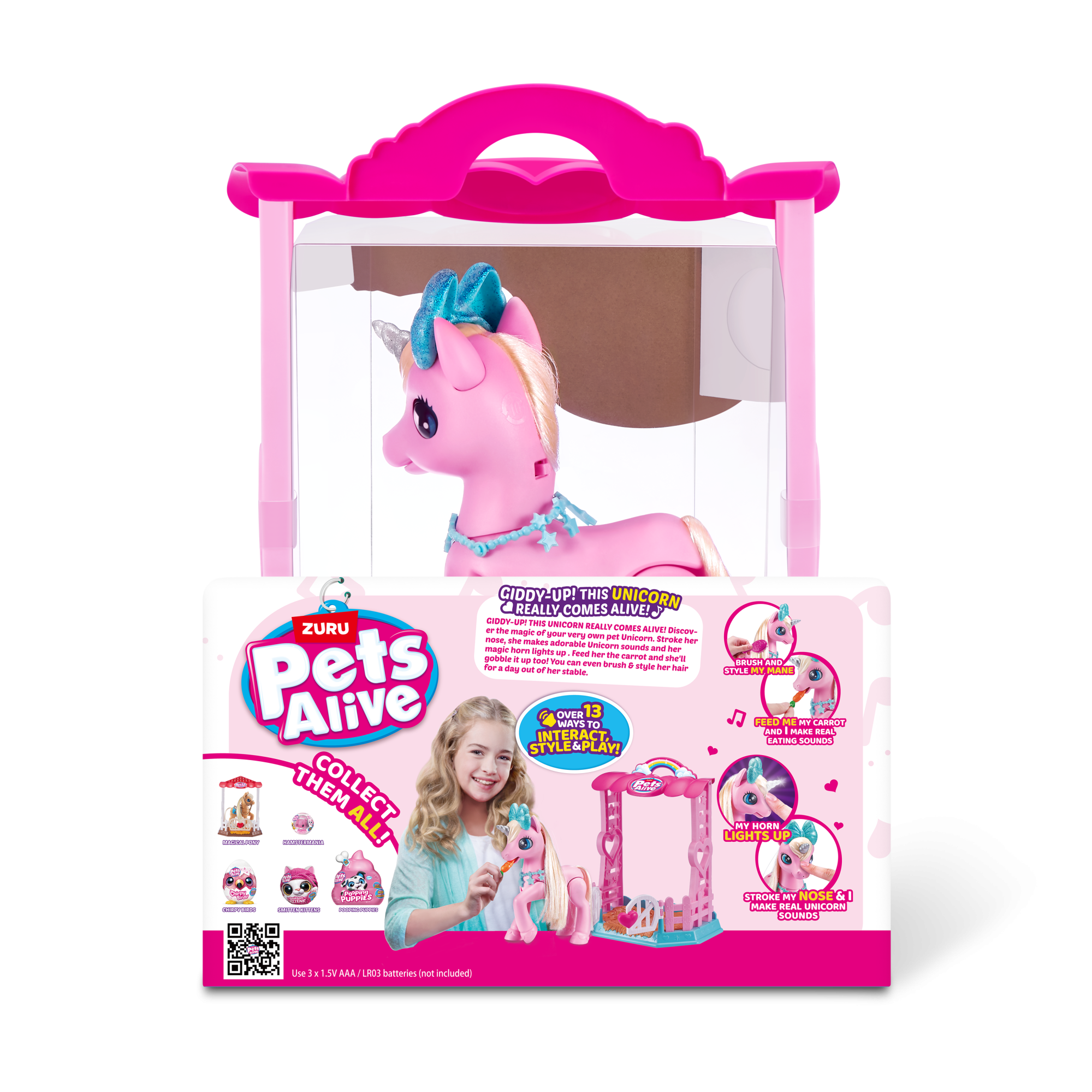 Игрушка ZURU Pets Alive Единорог с акс. в асс. Игрушка ZURU Pets Alive Единорог с акс. в асс.