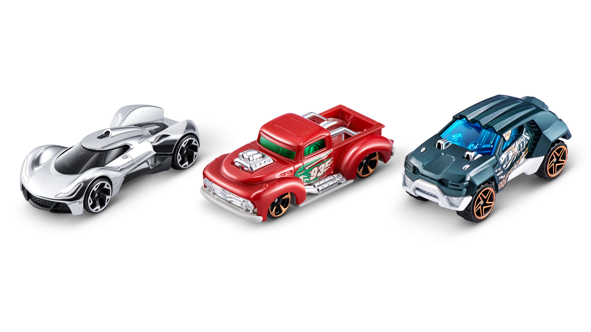 Набор машинок ZURU Metal Machines в асс., 3шт.