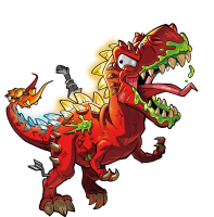 Игрушка ZURU Smashers Mini Egg Динозавр со свет. эффектами в асс.