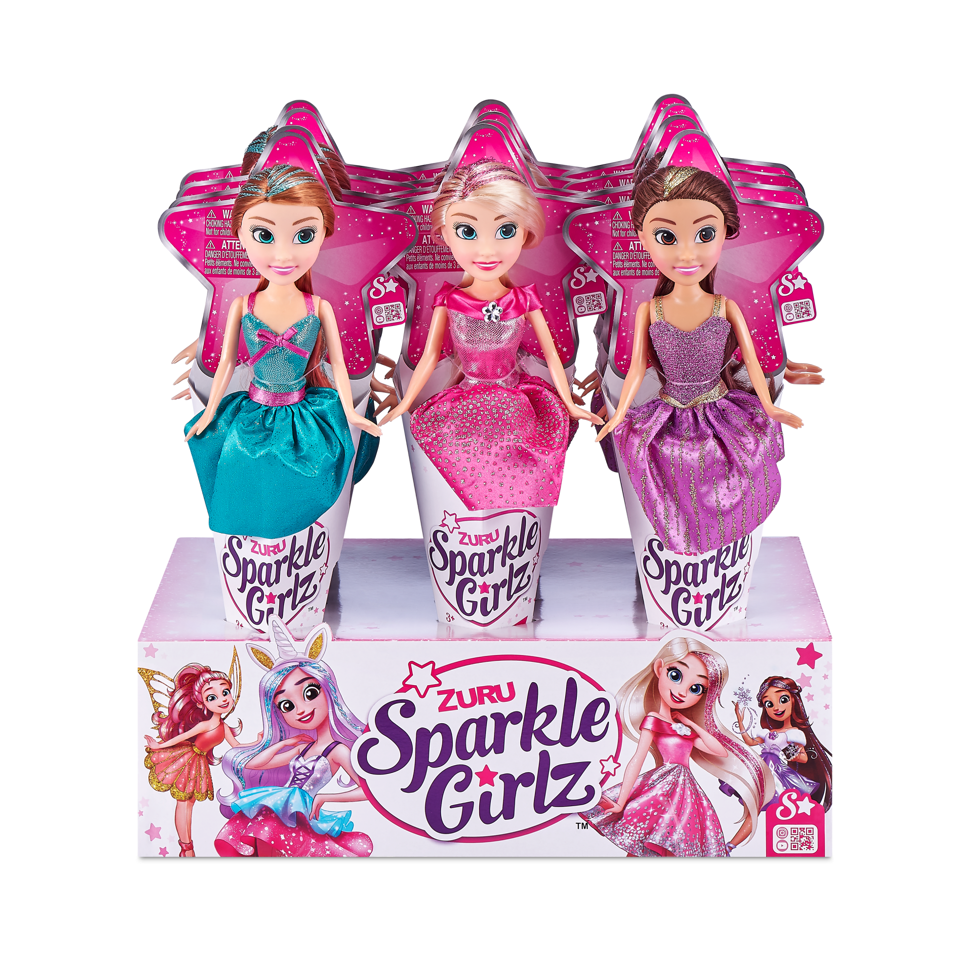 Кукла ZURU Sparkle Girlz "Принцесса" в асс., дисплей-бокс 12шт.