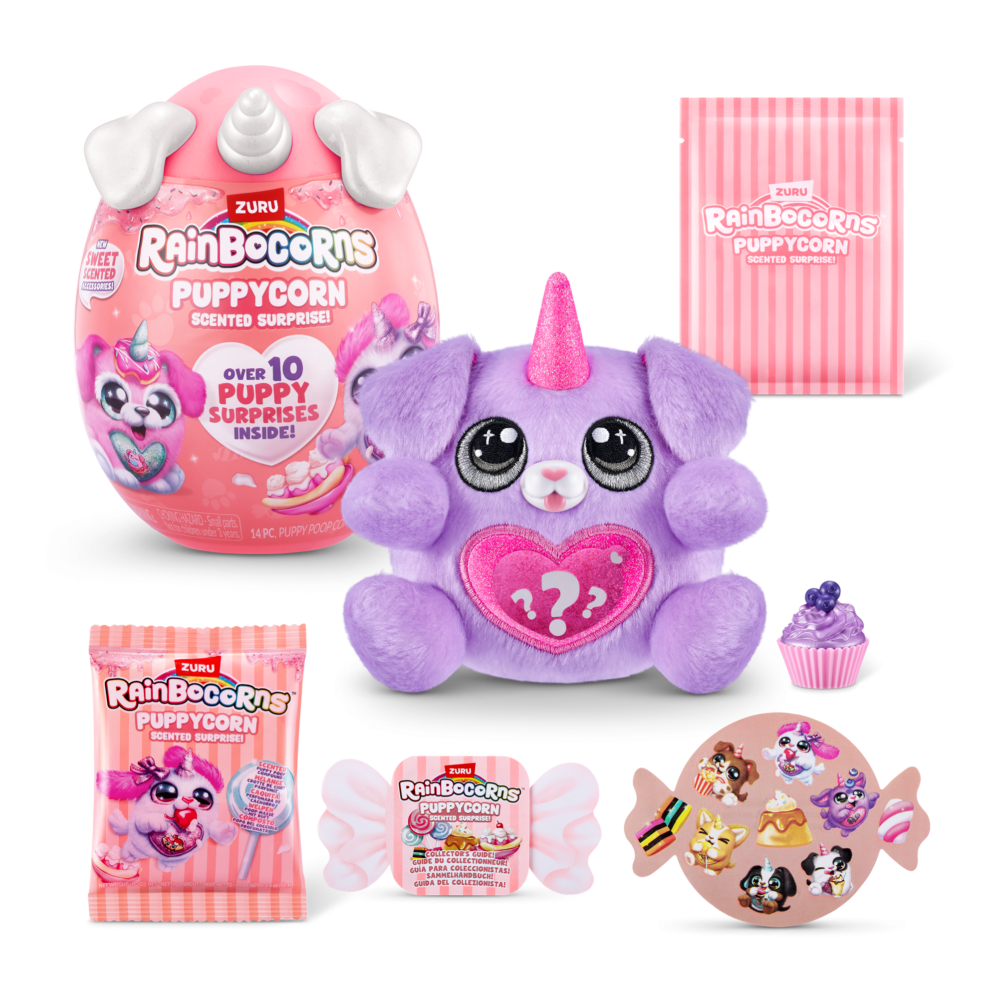 ZURU Rainbocorns Scent Puppycorn S8 с акс., игрушка-сюрприз