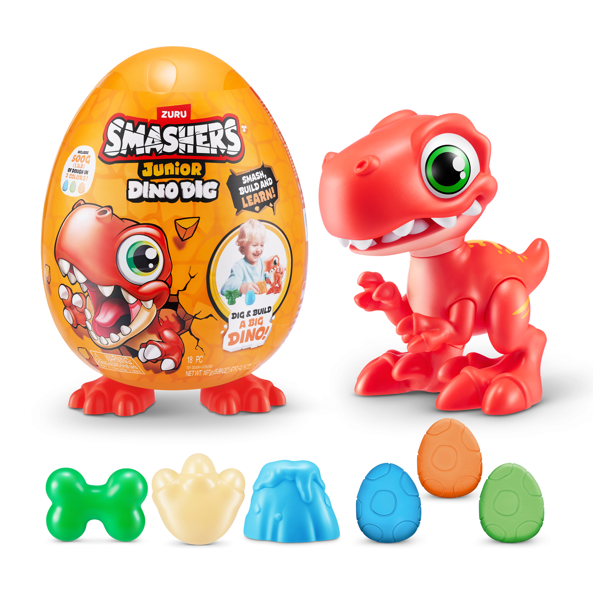 ZURU Smashers Junior Дино-раскопки, игрушка-сюрприз