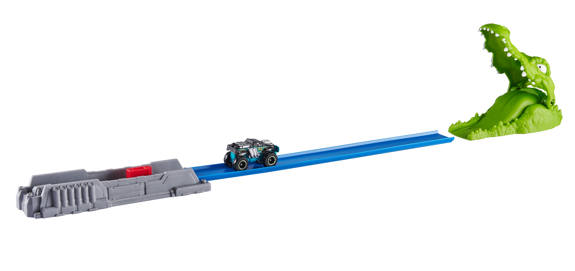 Набор ZURU Metal Machines, трек "Крокодил" с машинкой