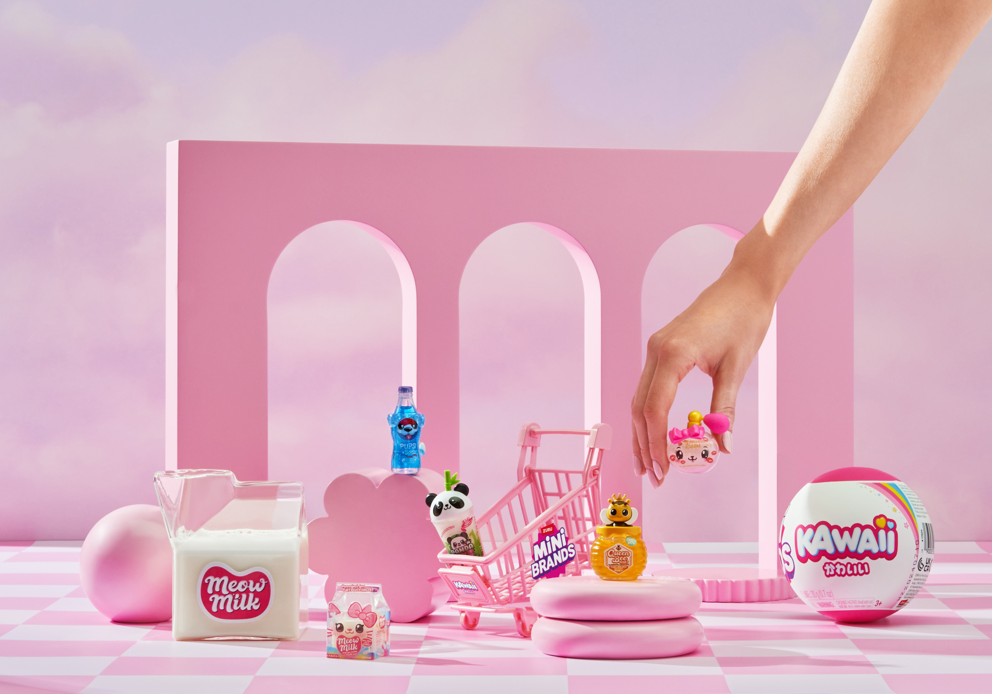 Игровой набор ZURU Mini Brands Kawaii Capsule «Шар-сюрприз» в непрозрачной упаковке