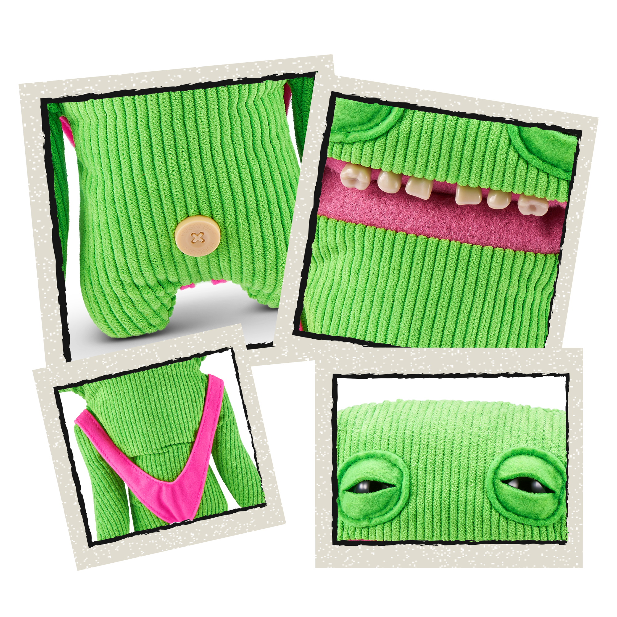 Плюшевая игрушка Zuru Fuggler Smiley O Riley - green