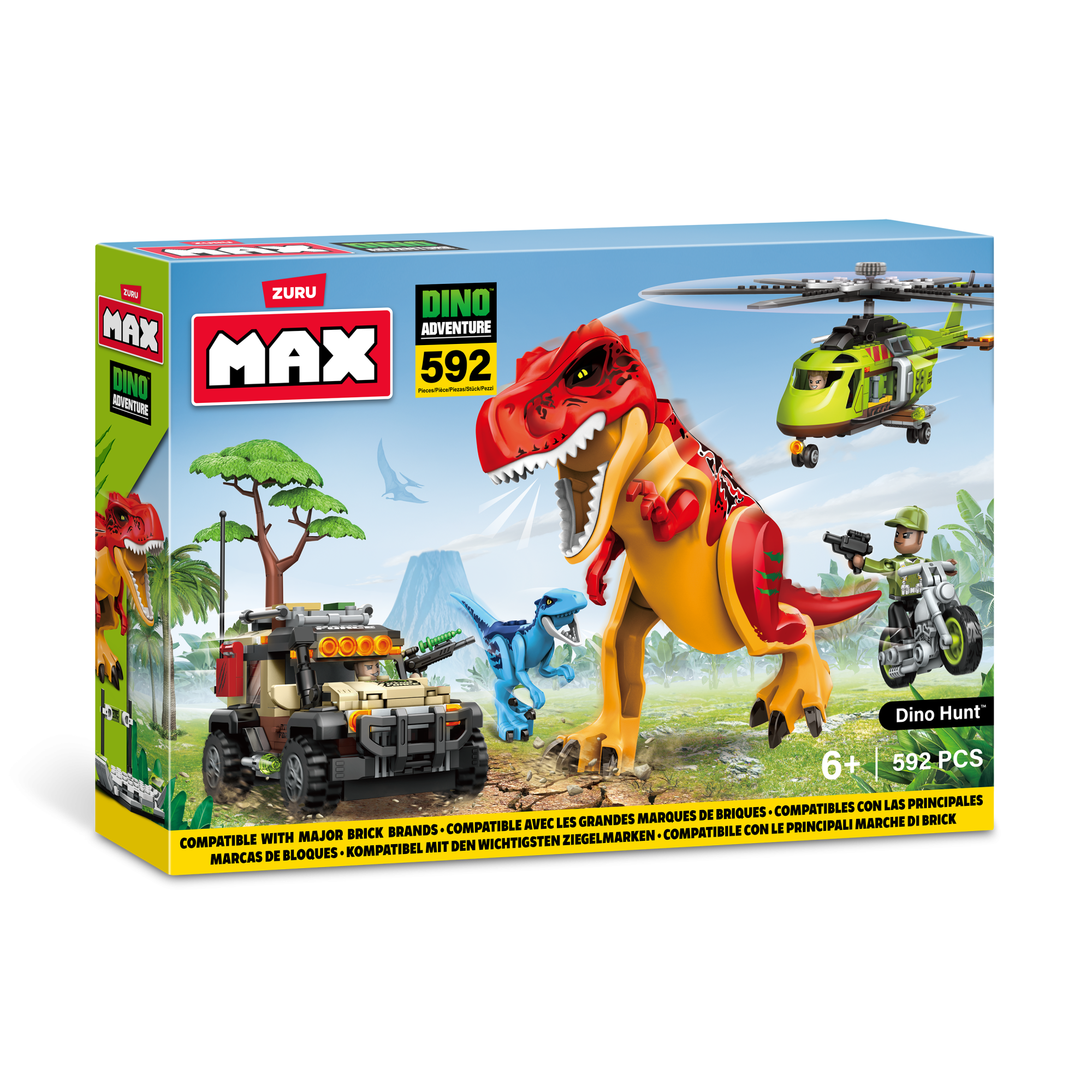 Конструктор ZURU MAX "Дино-Приключения" S1, 592 дет. Конструктор ZURU MAX "Дино-Приключения" S1, 592 дет.