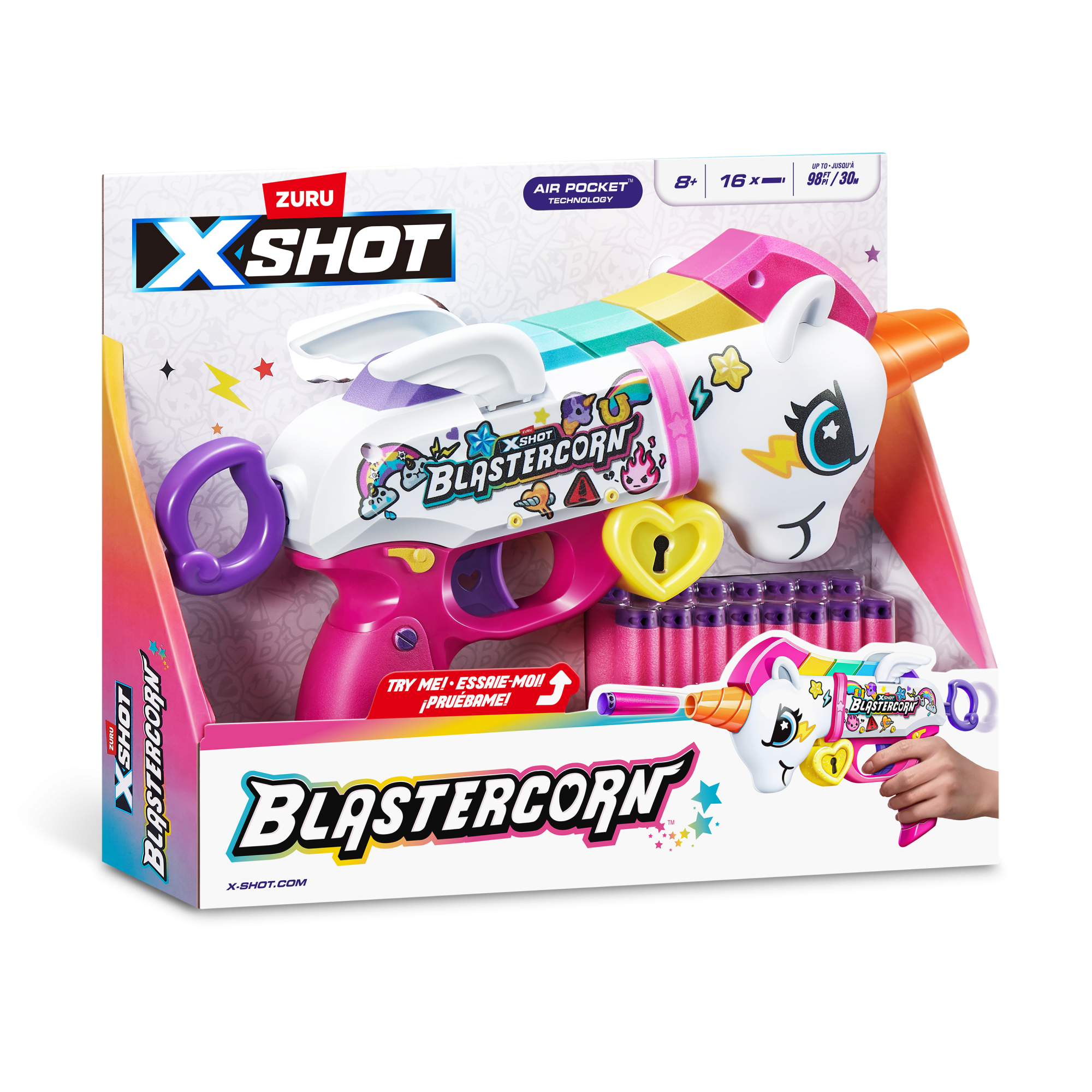 Игровой набор ZURU X-Shot Blastercorn 16 снарядов