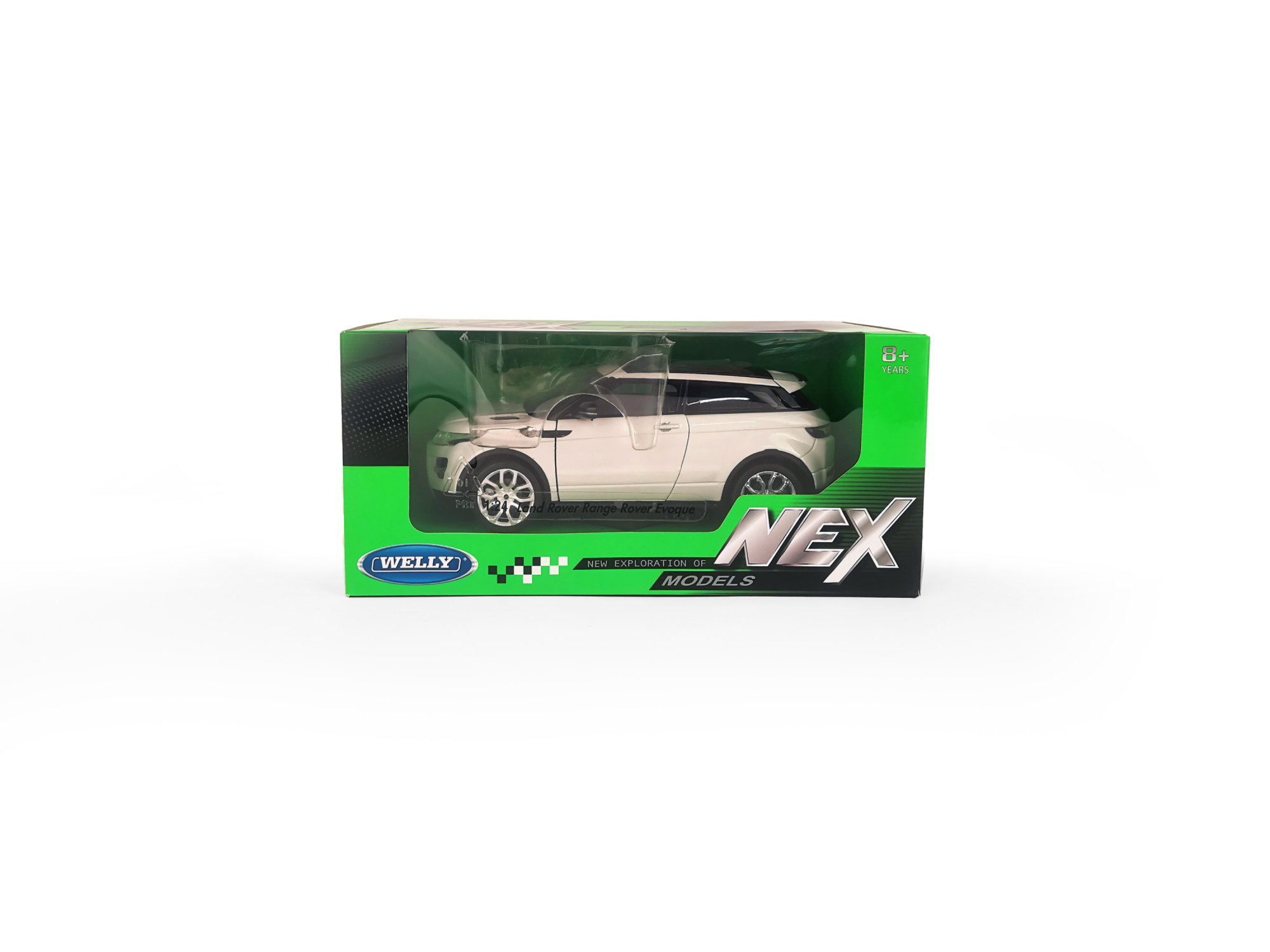 Машинка WELLY 1:24 Range Rover Evoque, белый Машинка WELLY 1:24 Range Rover Evoque, белый