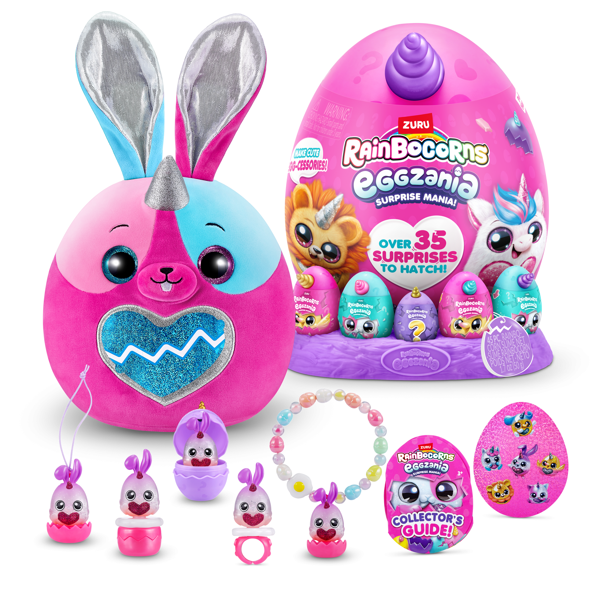 Игровой набор-сюрприз ZURU Rainbocorns Eggzania S1 с акс. в асс.