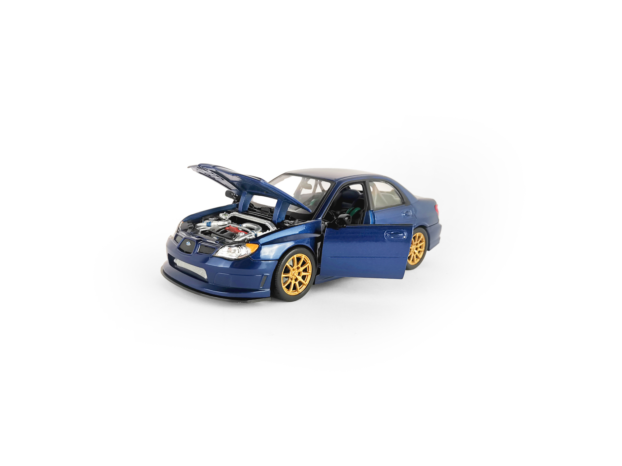 Машинка WELLY 1:24 Subaru Impreza WRX STI, синий