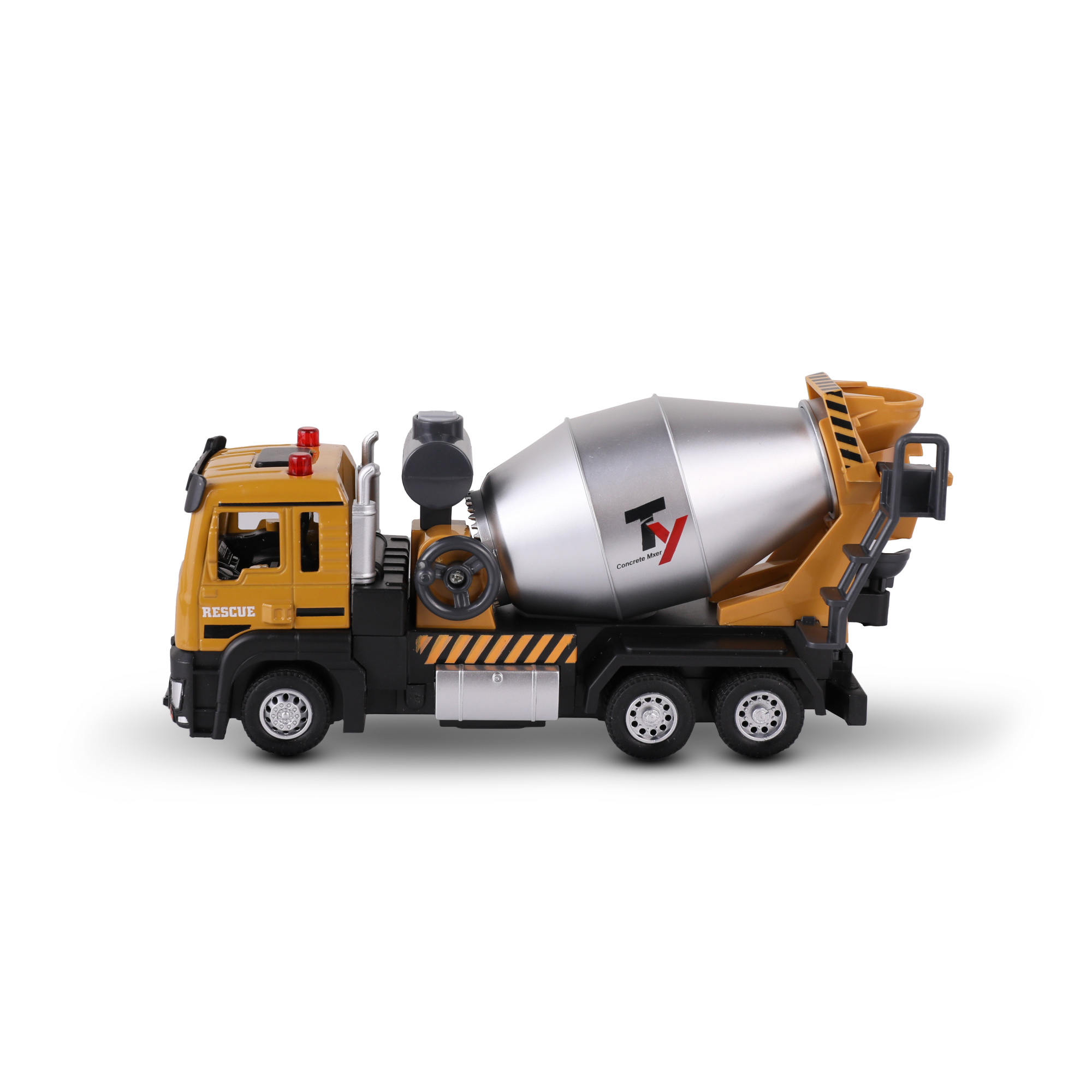 Игрушка-бетономешалка KID ROCKS, масштаб 1:32, со звуком и светом, пружин. механизм