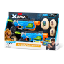 Игровой набор ZURU X-Shot DINO ATTACK Дино Страйкер ДУО (2 бластера, 4 мишени, 24 снаряда)