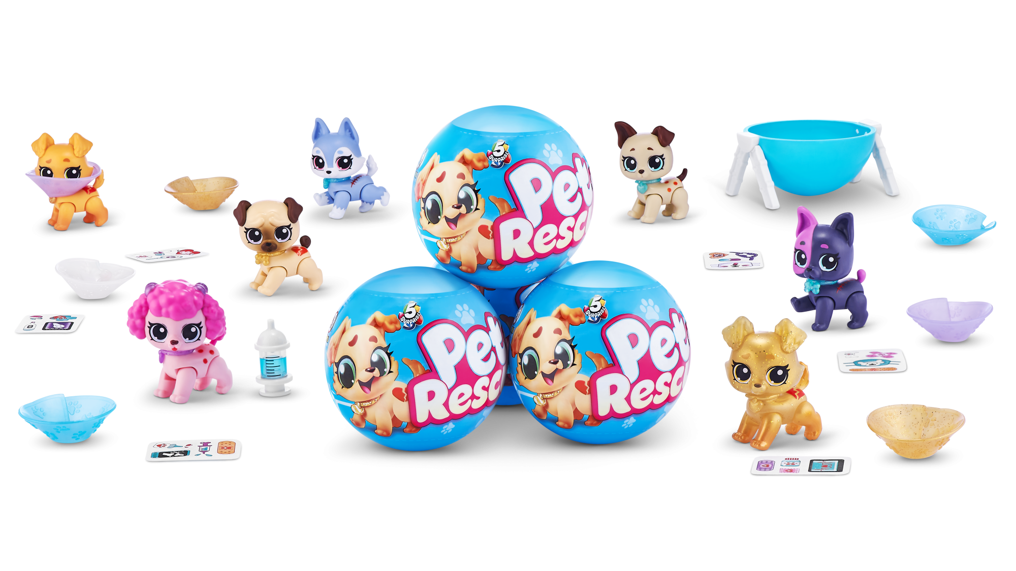 Капсула-сюрприз ZURU 5 Surprise "Вылечи питомца" S1 с акс. в асс., дисплей-бокс 24шт.