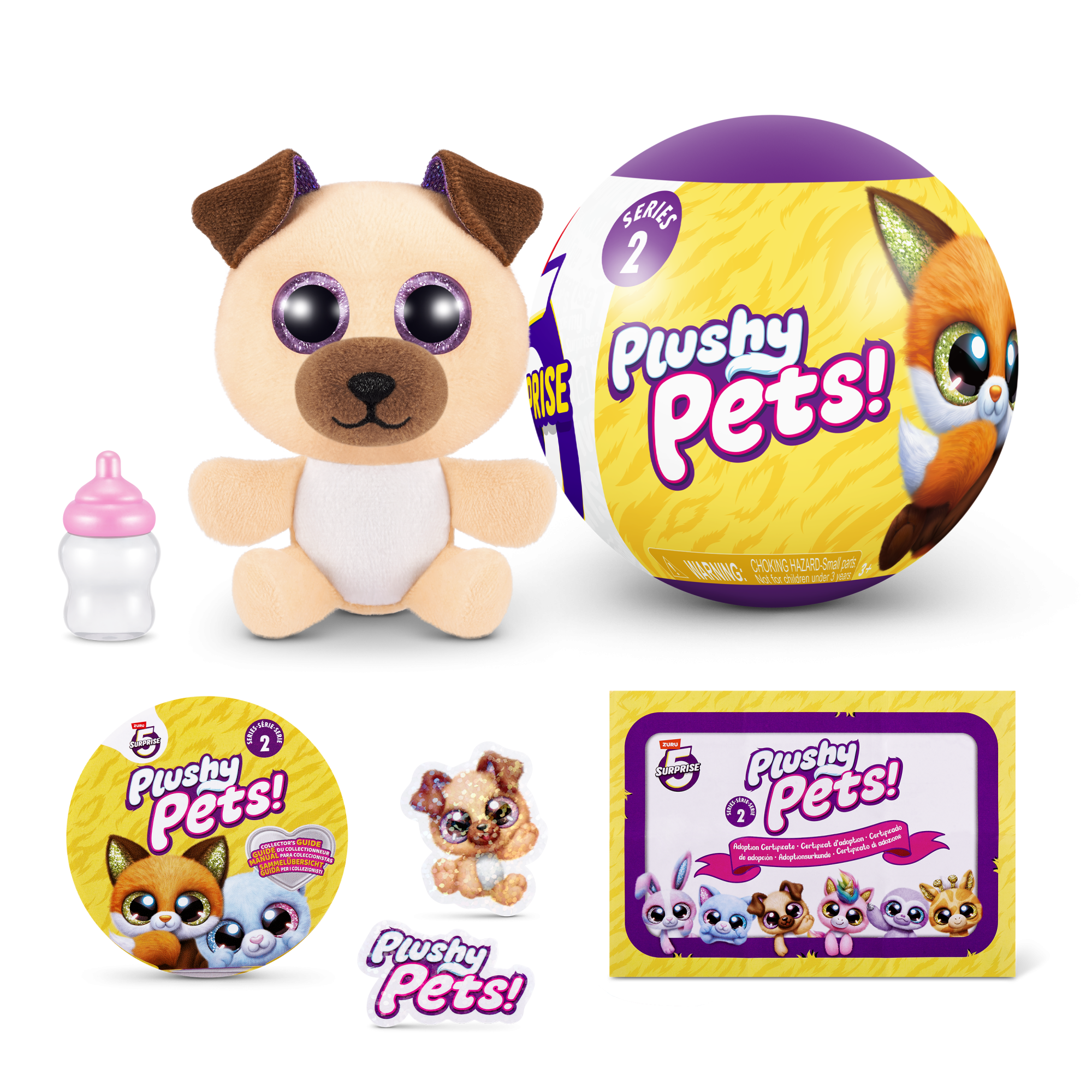 ZURU 5 Surprise "Плюшевые питомцы" S2 с акс. игрушка-сюрприз, дисплей-бокс 13шт.