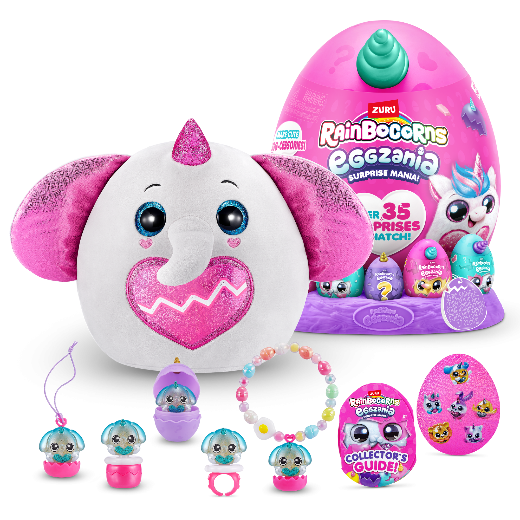 Игровой набор-сюрприз ZURU Rainbocorns Eggzania S1 с акс. в асс.