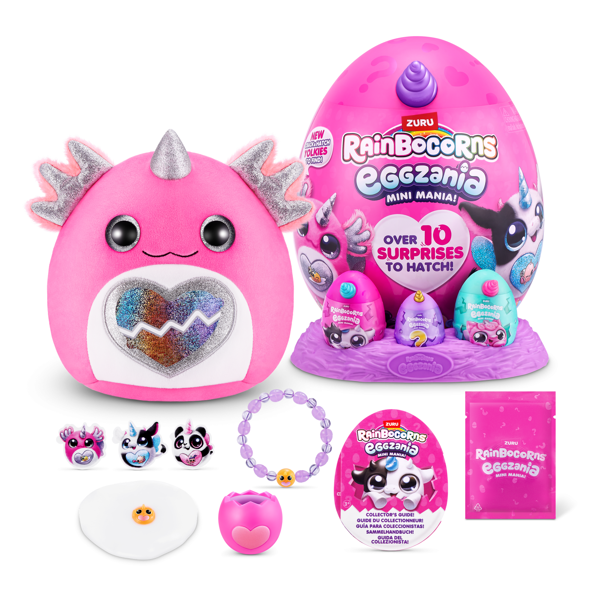 ZURU Rainbocorns Eggzania mini S1 с акс., игрушка-сюрприз