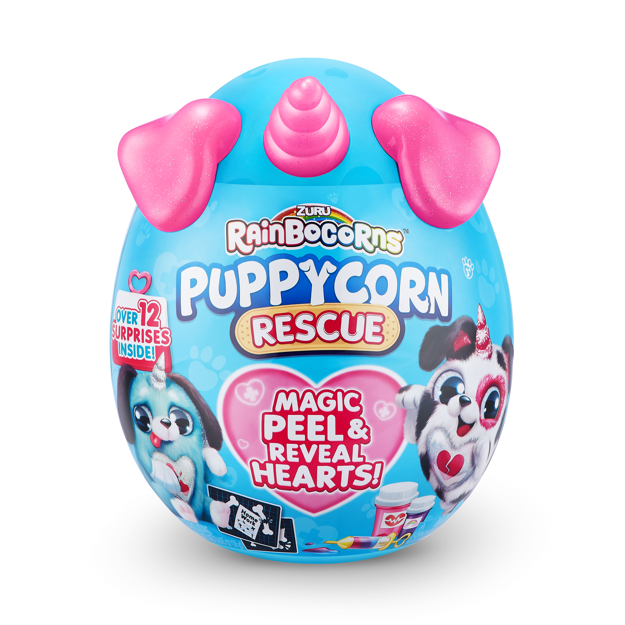 ZURU Rainbocorns Sequin Puppycorn Rescue S5 с акс., игрушка-сюрприз