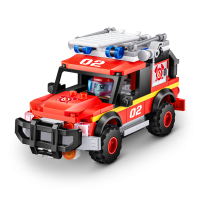 Конструктор ZURU MAX "Городские приключения" Пожарная часть S1, 265 дет.