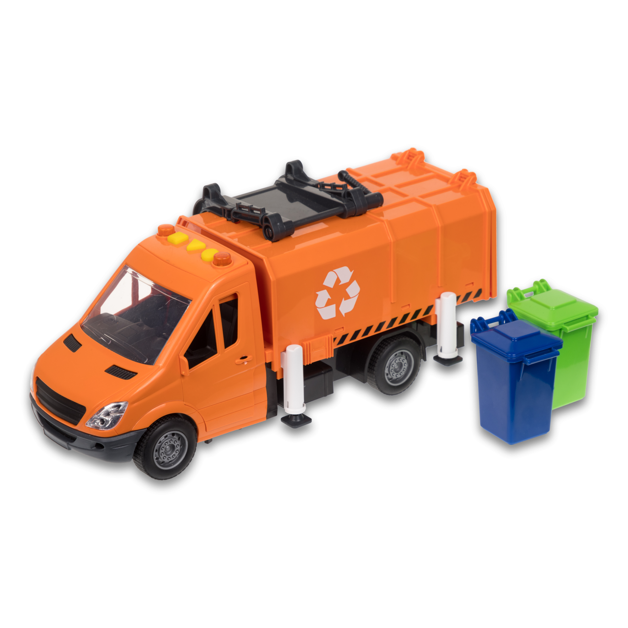 Игрушка-мусоровоз  KID ROCKS, масштаб 1:16,со звуком и светом, инерц. механизм