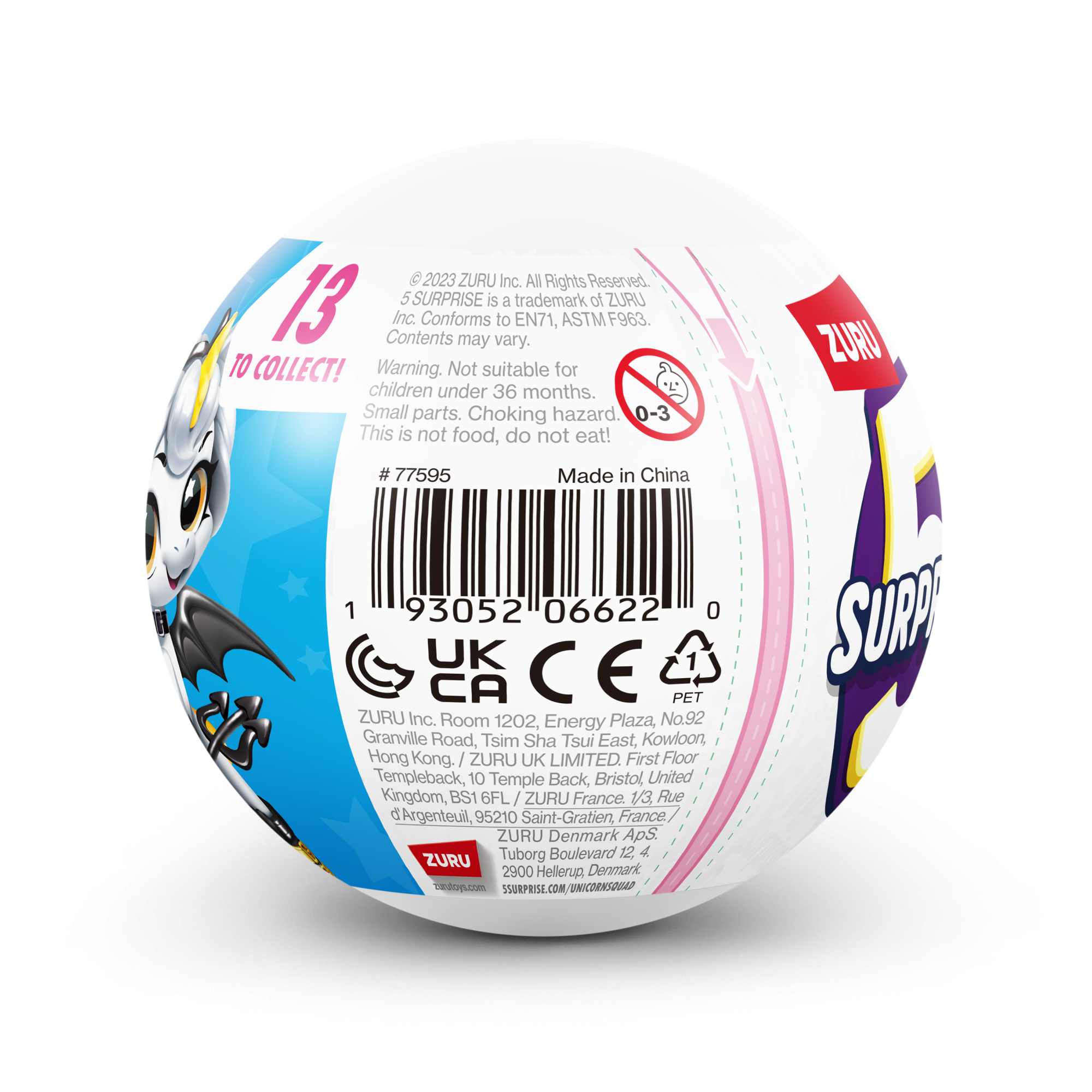 ZURU 5 Surprise "Единорожки" S7 хамелеон с акс.,игрушка-сюрприз, дисплей-бокс 13шт.