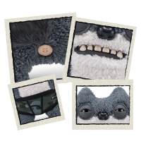 Плюшевая игрушка Zuru Fuggler BF SKETCHY SQUIRREL GREY