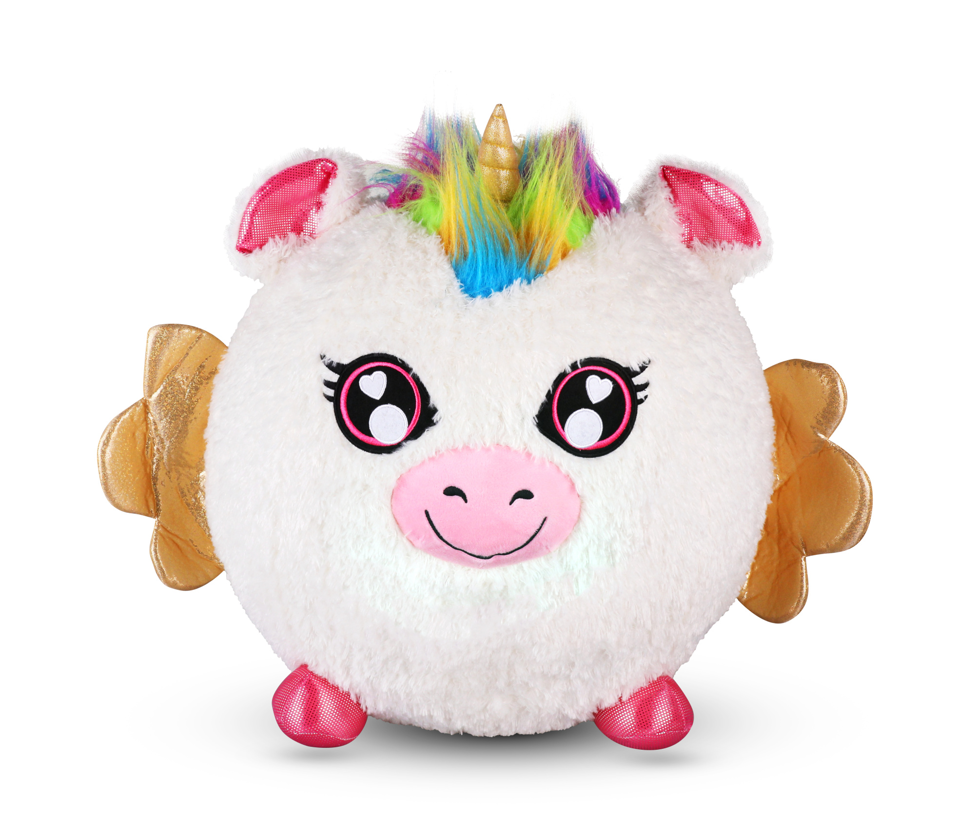 "Растущий" надувной зверек-шар Единорог  с элементом сюрприза, с насосом в наборе