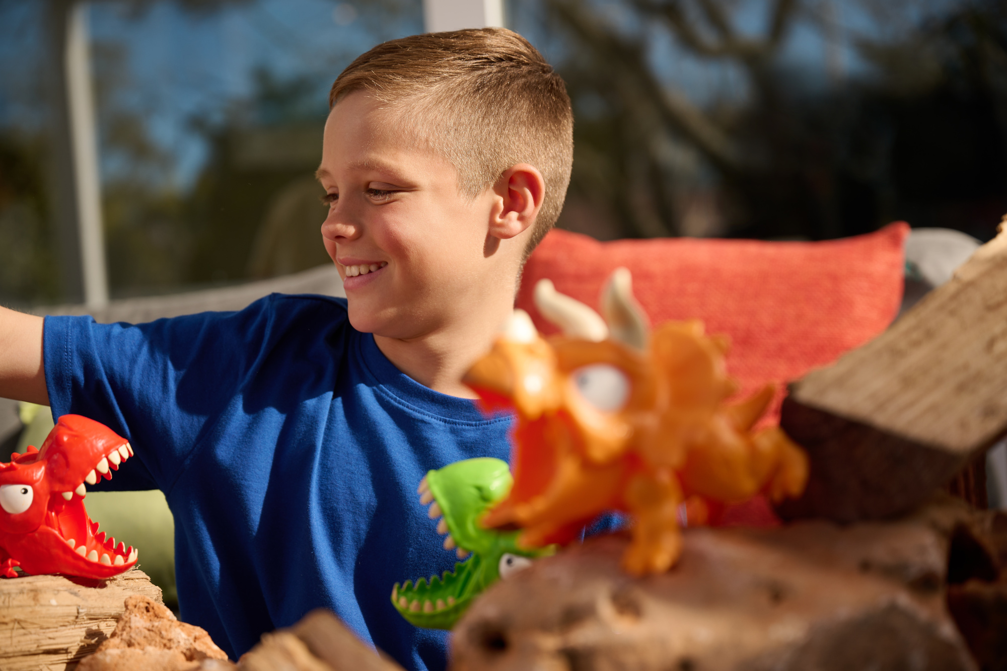 Игрушка Zuru Smashers: "T-Rex Battle mini", в ассортименте