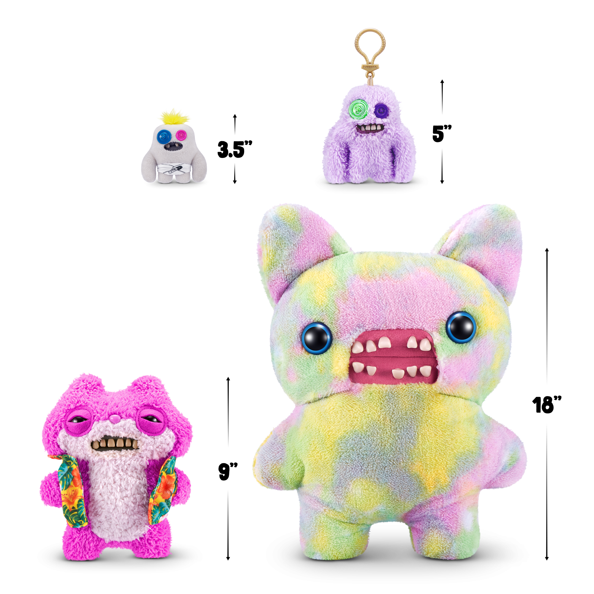 Плюшевая игрушка Zuru Fuggler Sketchy Squirrel - pink