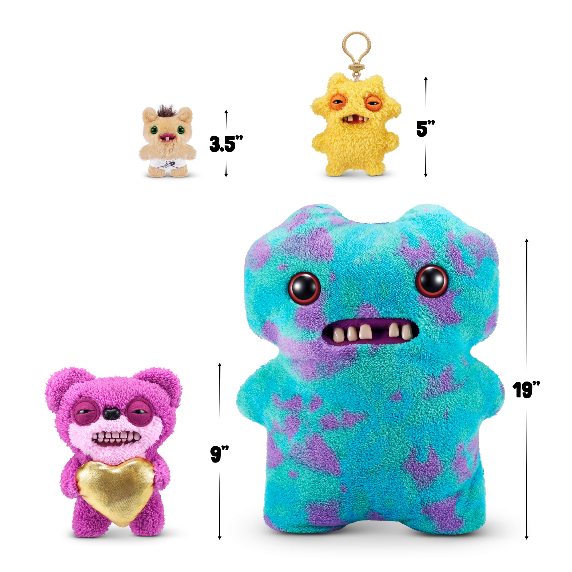 Плюшевая игрушка Zuru Fuggler Teddy Bear Nightmare - Heart