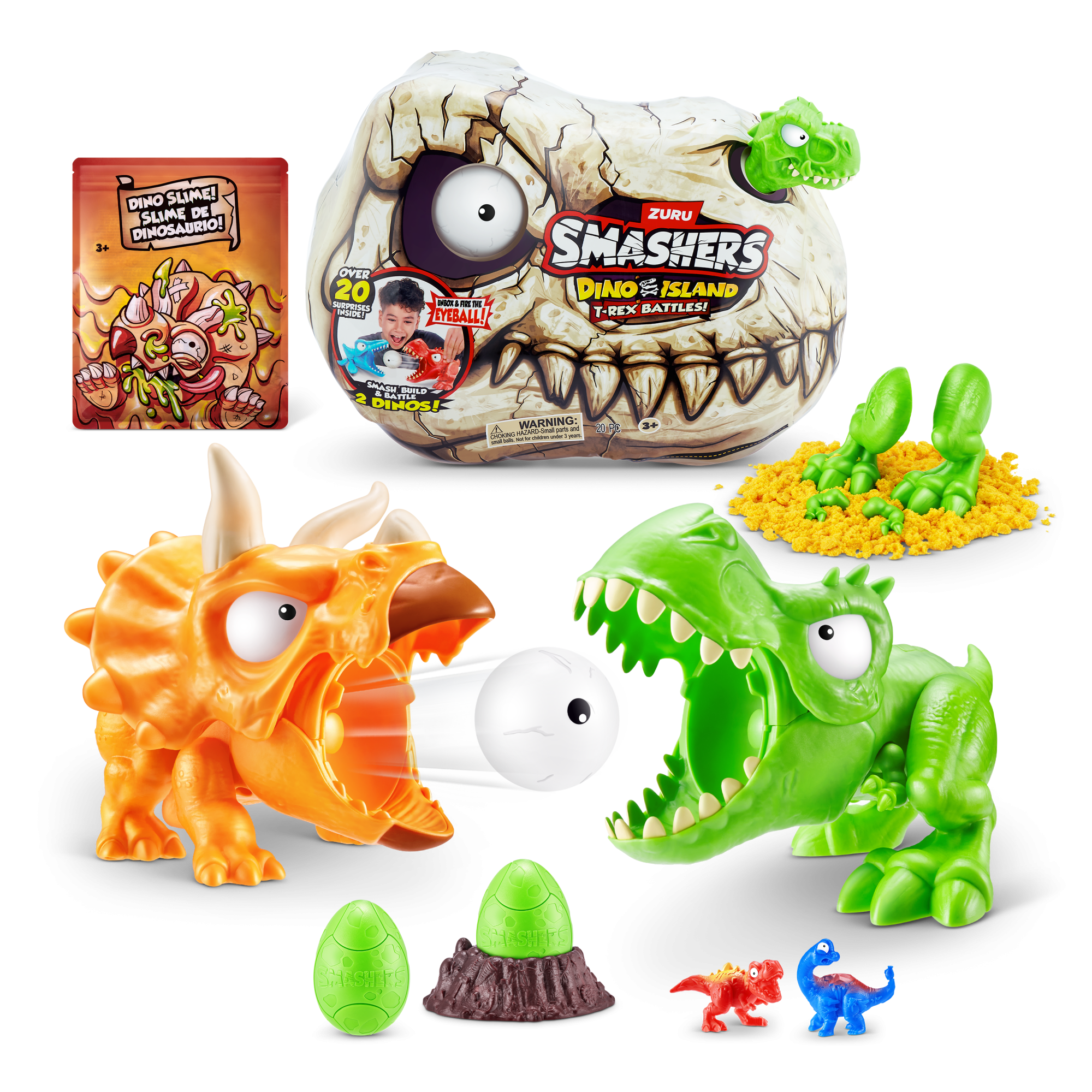 Игрушка Zuru Smashers: "T-Rex Battle mini", в ассортименте