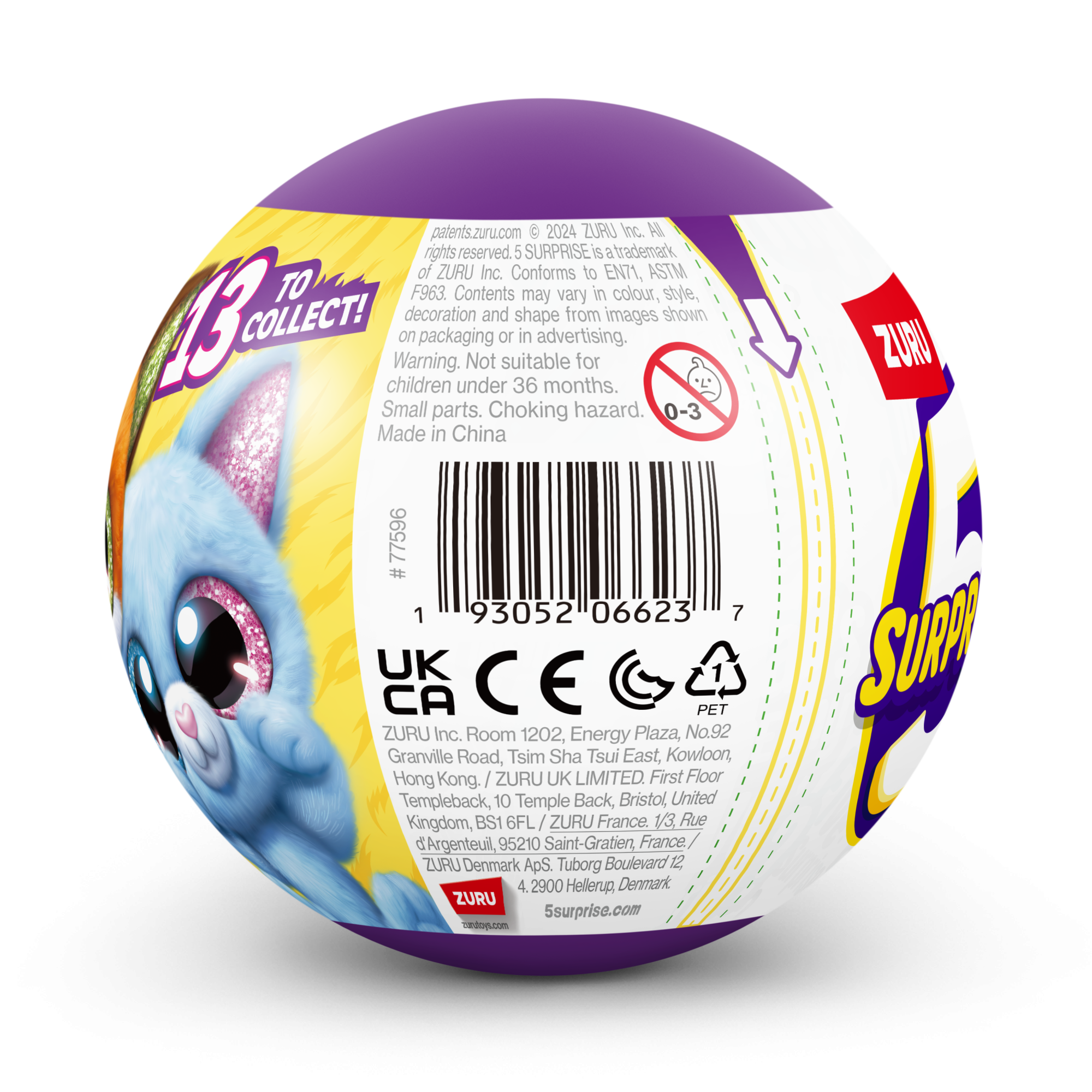 ZURU 5 Surprise "Плюшевые питомцы" S2 с акс. игрушка-сюрприз, дисплей-бокс 13шт.