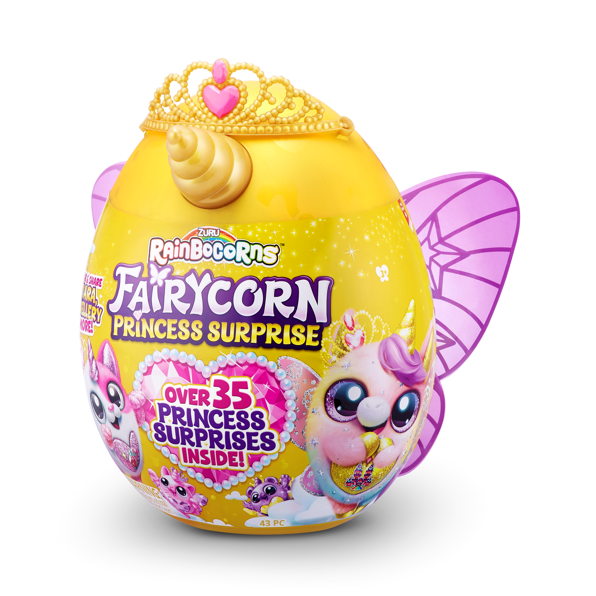 Игровой набор-сюрприз ZURU Rainbocorns Fairycorn Princess S6 с акс. в асс.