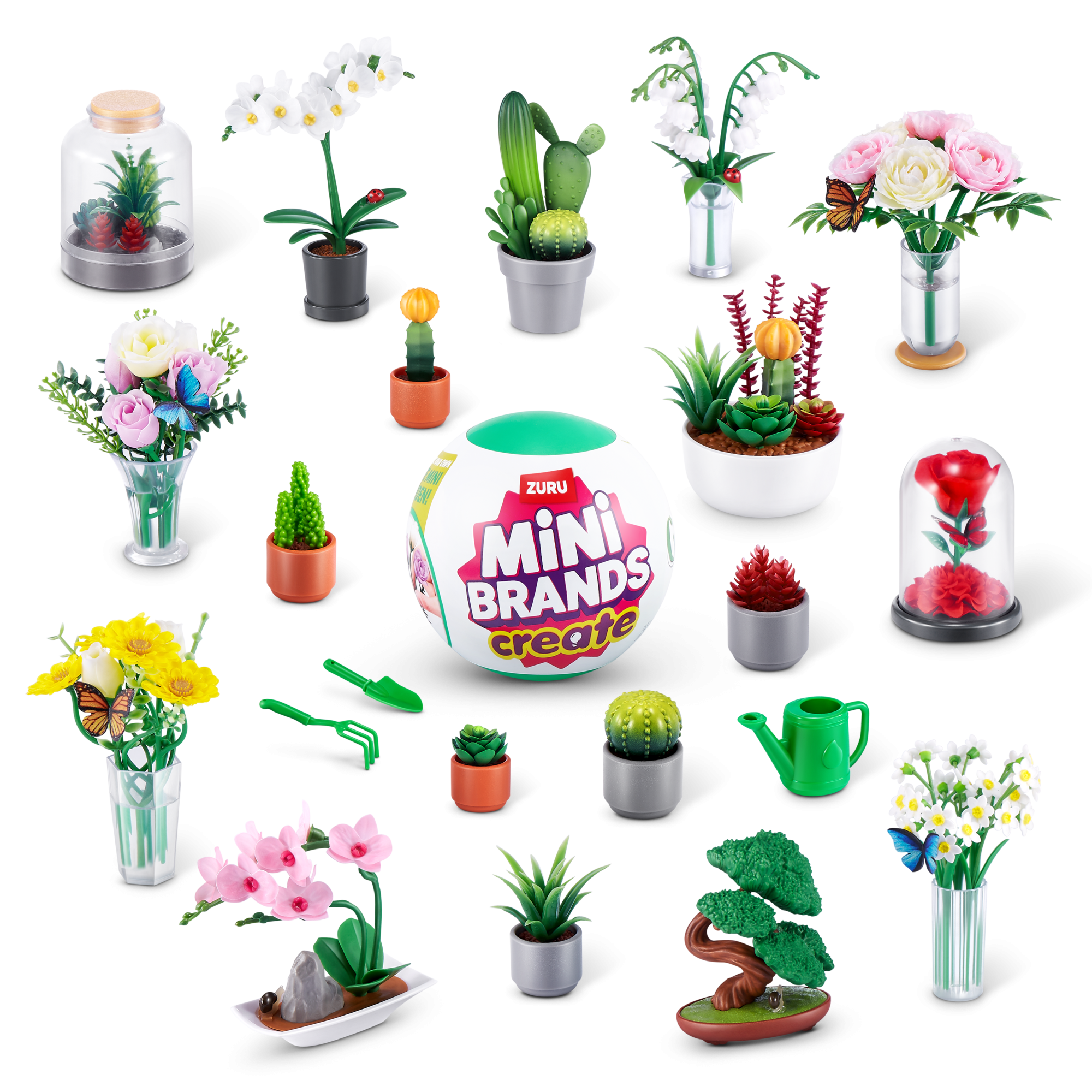 Игровой набор ZURU Mini Create Garden Capsule «Шар-сюрприз» в непрозрачной упаковке