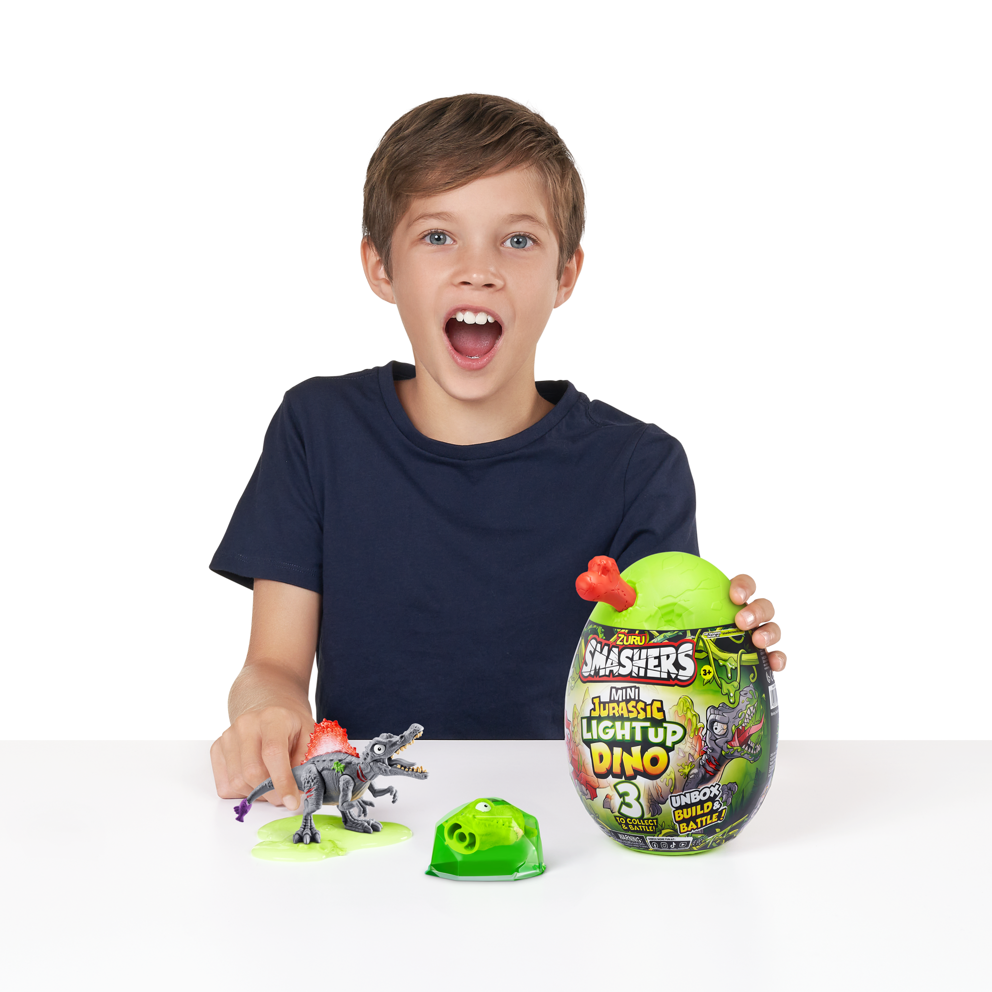 Zuru Smashers: "Mini Jurassic Light-Up Dino", игрушка-сюрприз