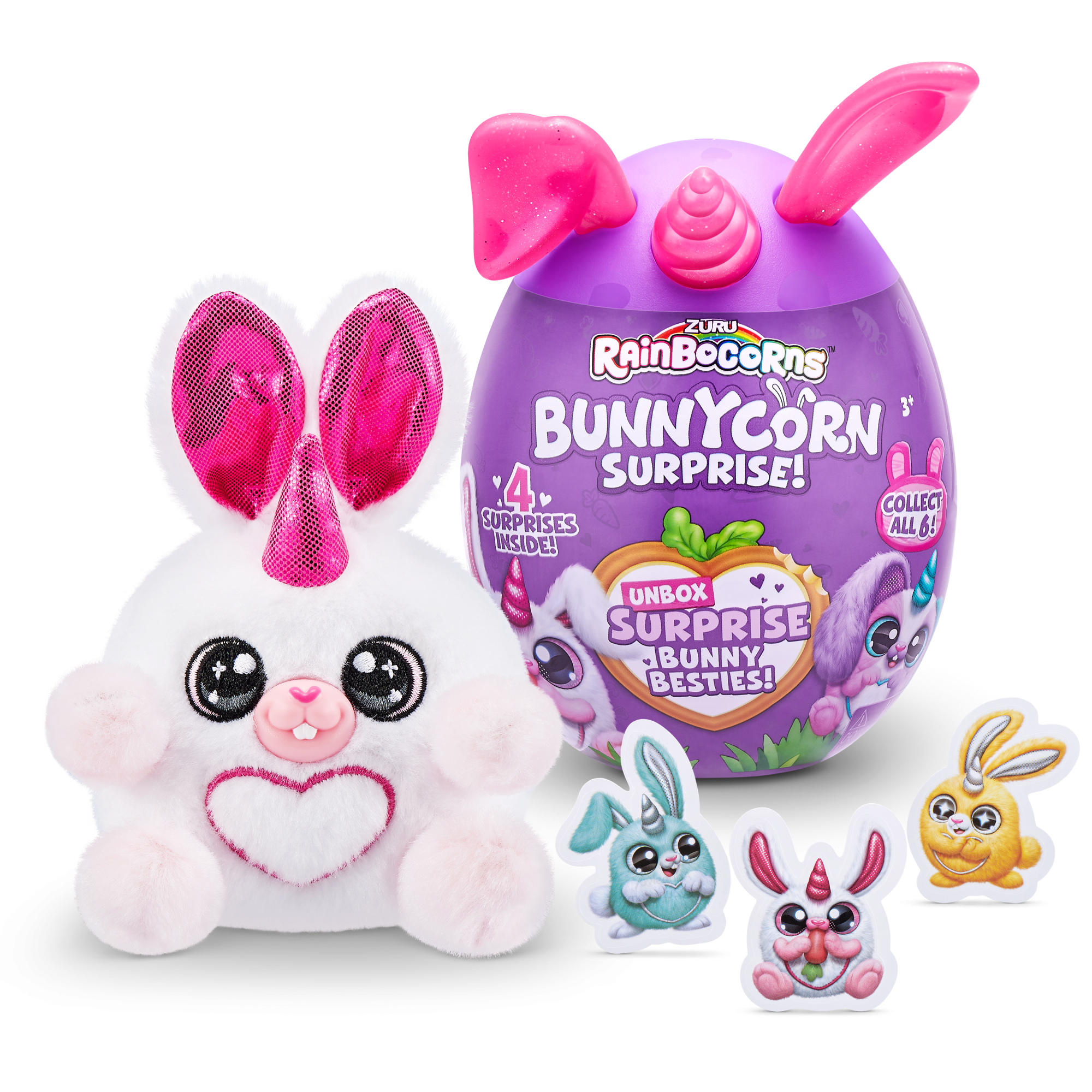 Игровой набор-сюрприз ZURU Rainbocorns Bunnycorn S1 с акс. в асс., дисплей-бокс 12шт.