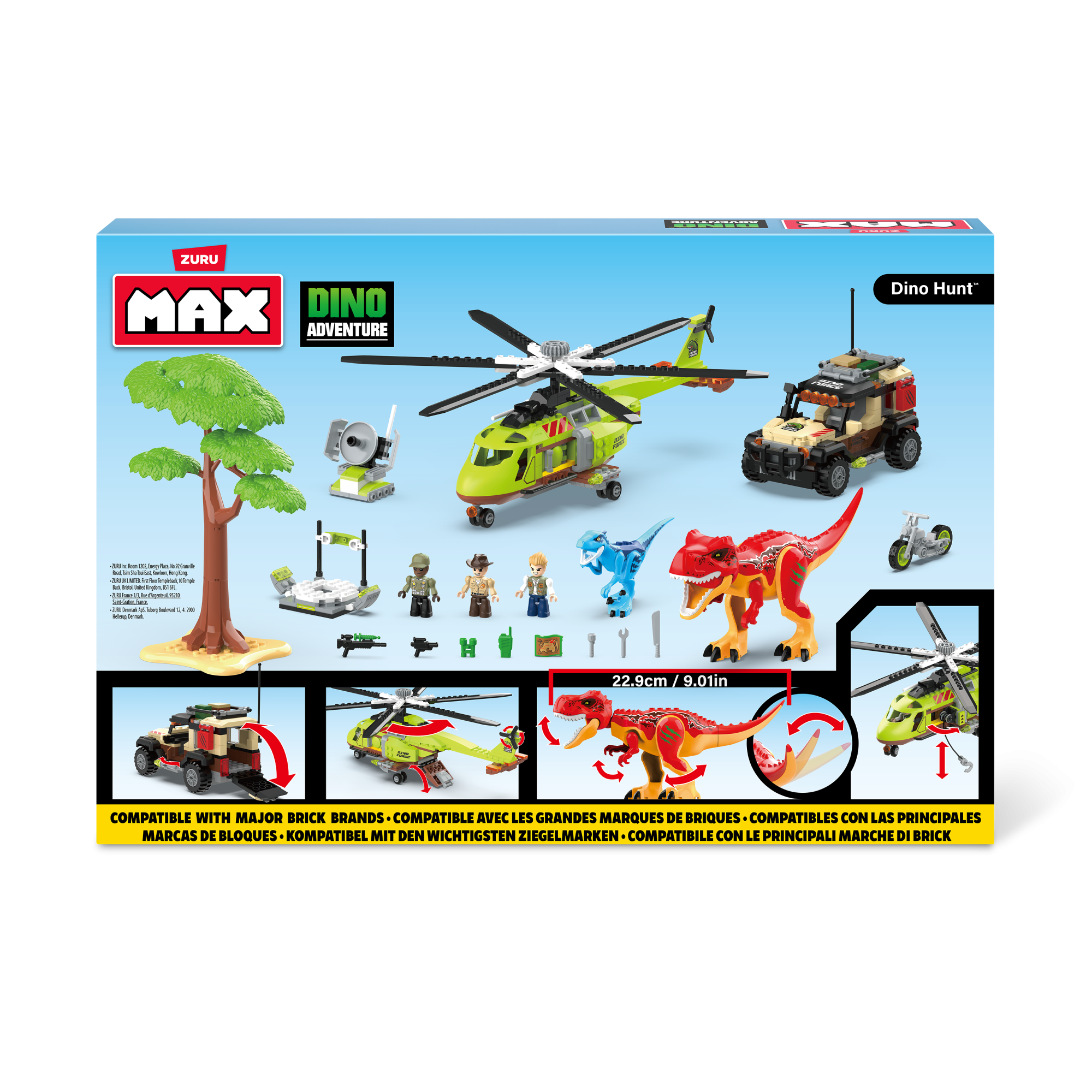 Конструктор ZURU MAX "Дино-Приключения" S1, 592 дет. Конструктор ZURU MAX "Дино-Приключения" S1, 592 дет.