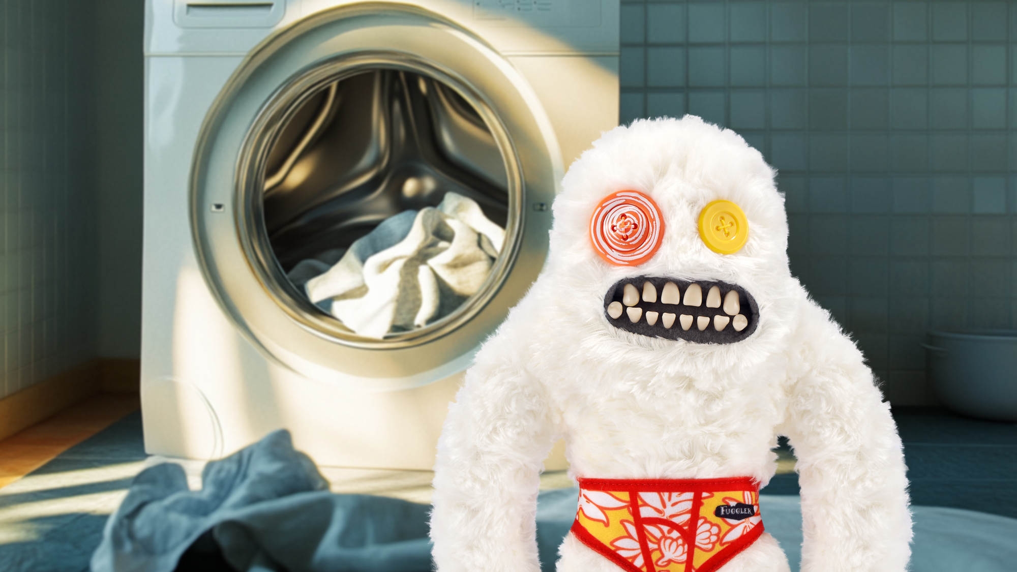 Плюшевая игрушка Zuru Fuggler SASQUOOSH - White