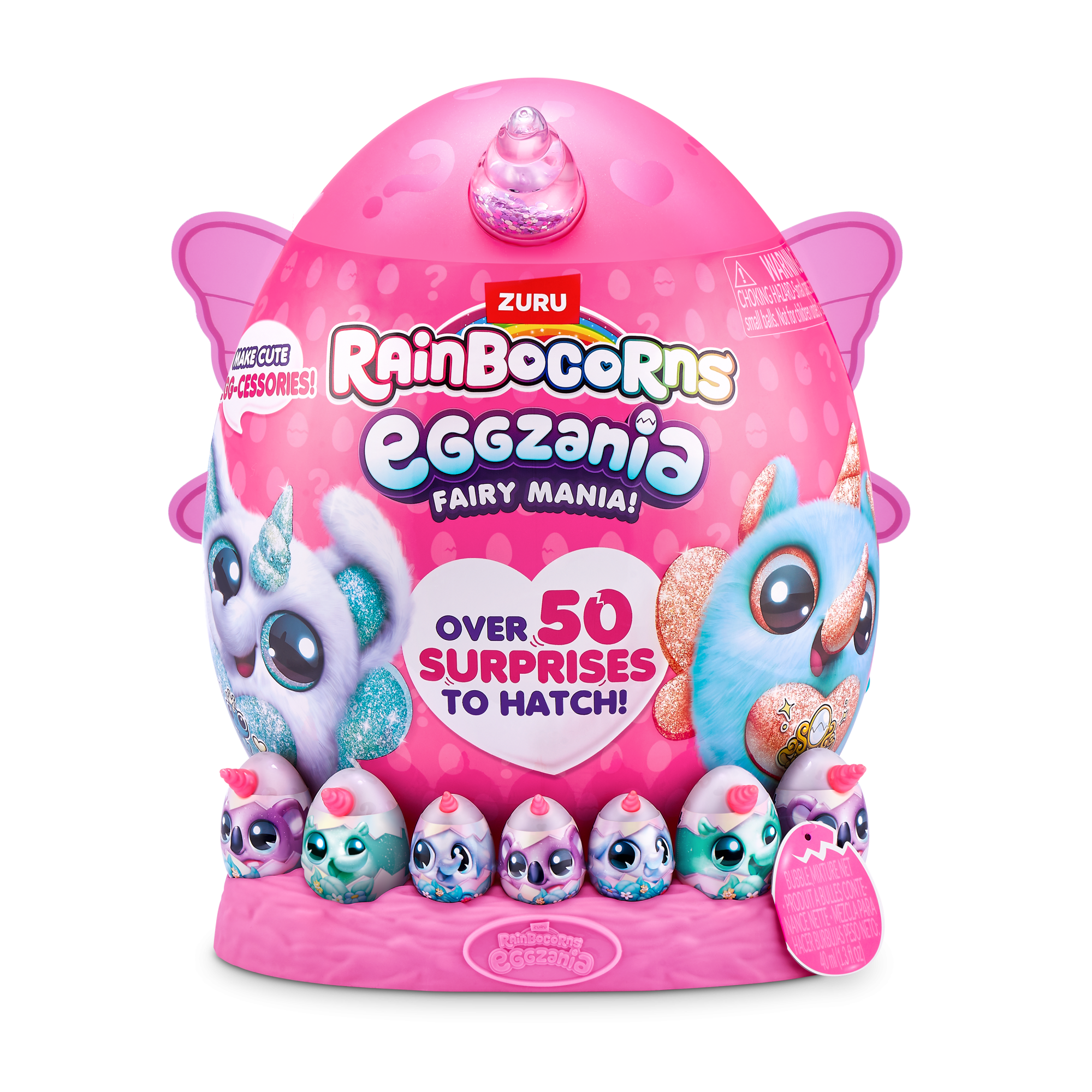 Игровой набор-сюрприз ZURU Rainbocorns Eggzania Fairy Mania S1 с акс. в асс., большой