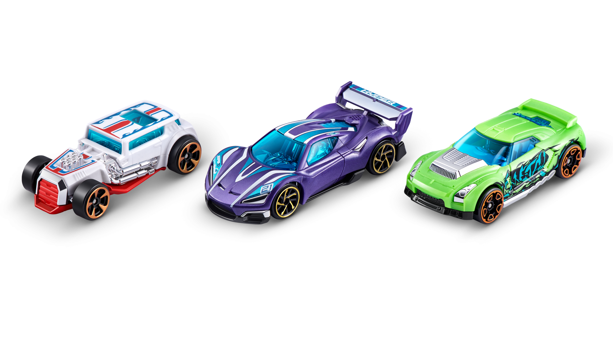 Набор машинок ZURU Metal Machines в асс., 3шт.