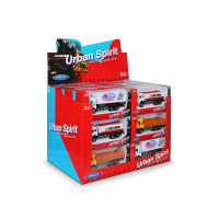 Машинка WELLY грузовик, 15 см, в асс., набор A, дисплей-бокс 24 шт.