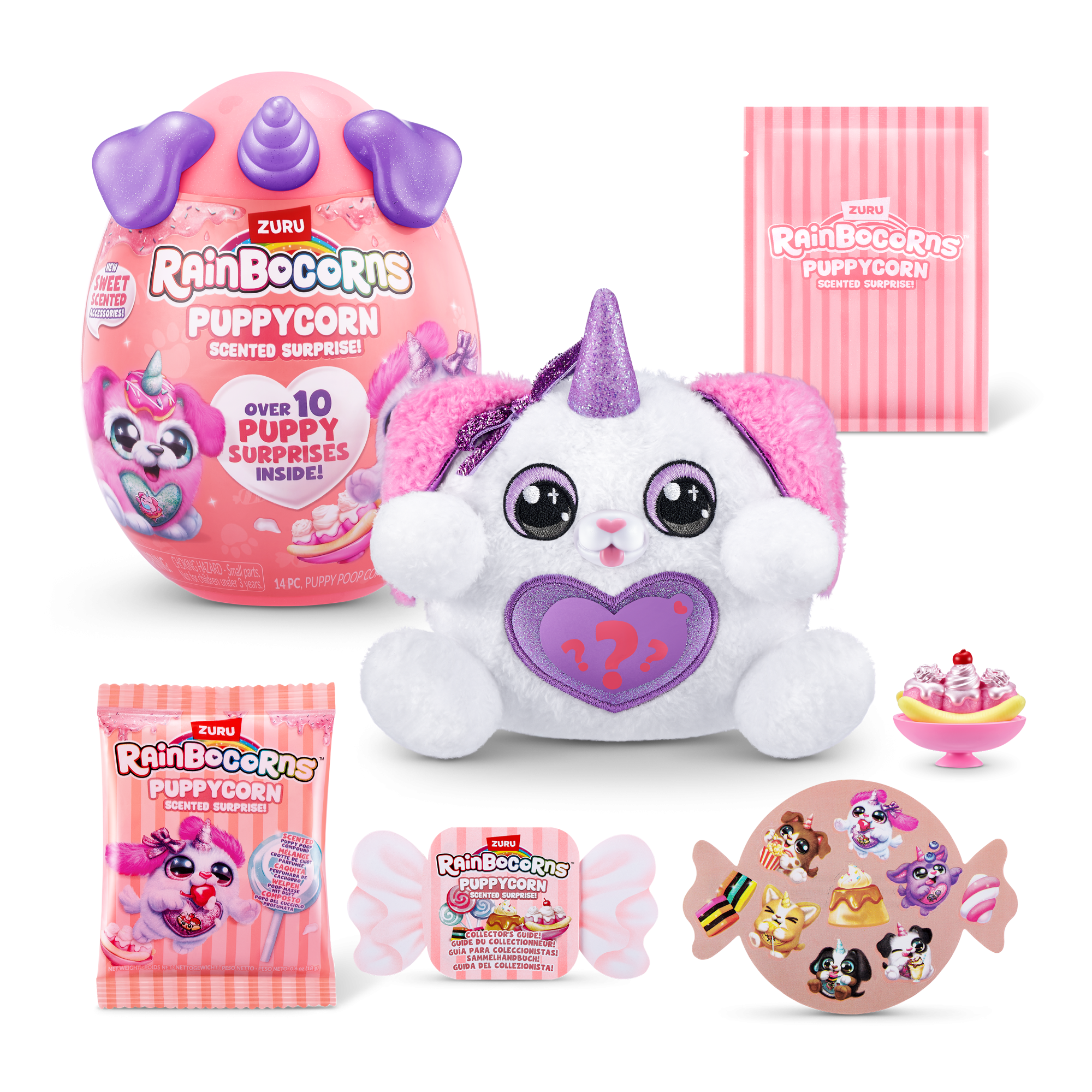 ZURU Rainbocorns Scent Puppycorn S8 с акс., игрушка-сюрприз