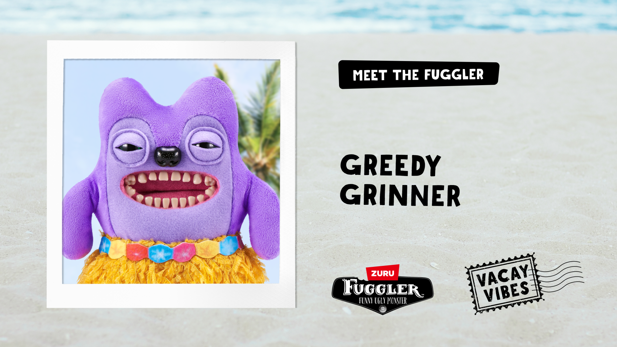 Плюшевая игрушка Zuru Fuggler Greedy Grinner - purple Плюшевая игрушка Zuru Fuggler Greedy Grinner - purple