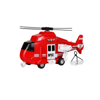Игрушка-вертолёт KID ROCKS, масштаб 1:16,со звуком и светом, инерц. механизм