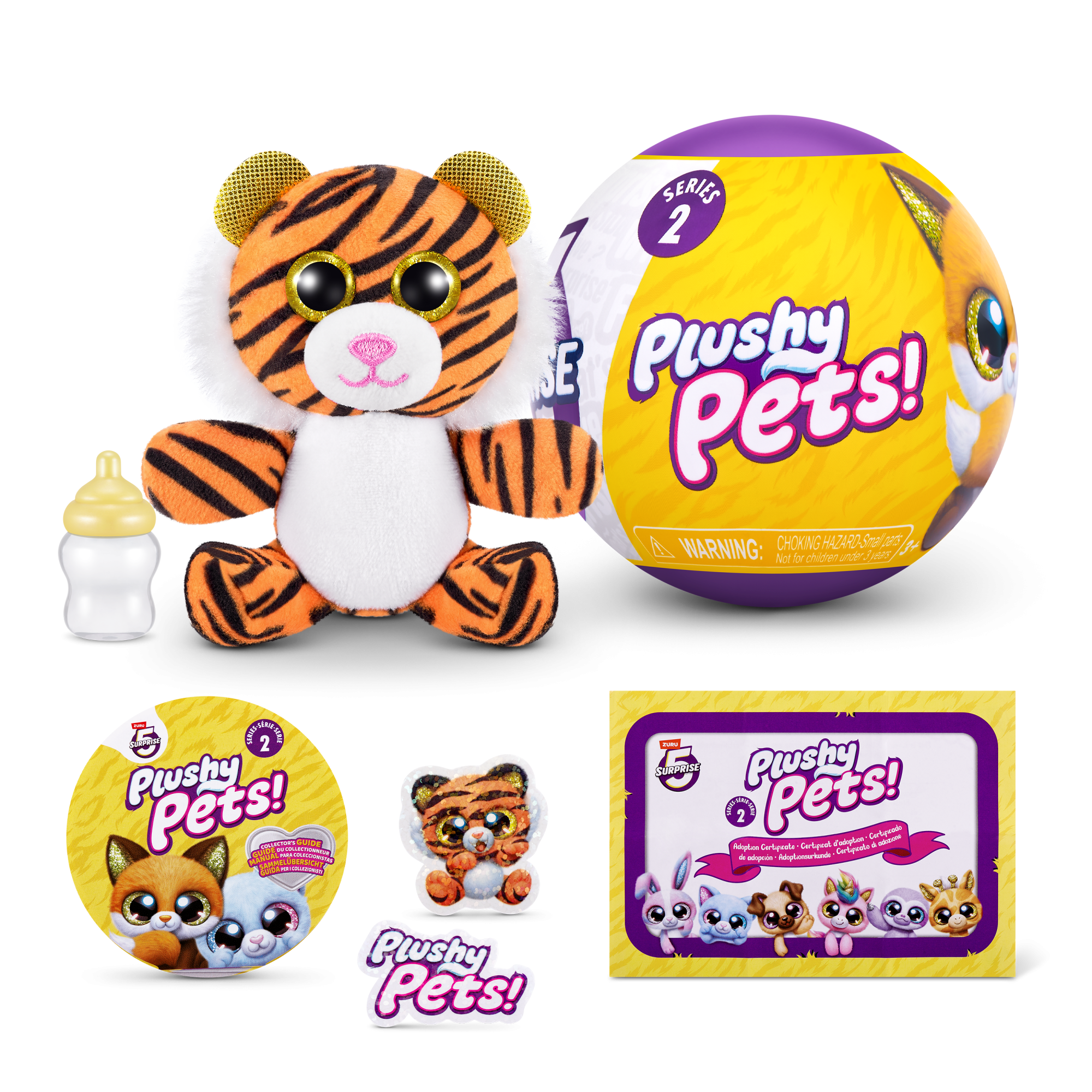 Капсула-сюрприз ZURU 5 Surprise "Плюшевые питомцы" S2 с акс. в асс., дисплей-бокс 12шт.