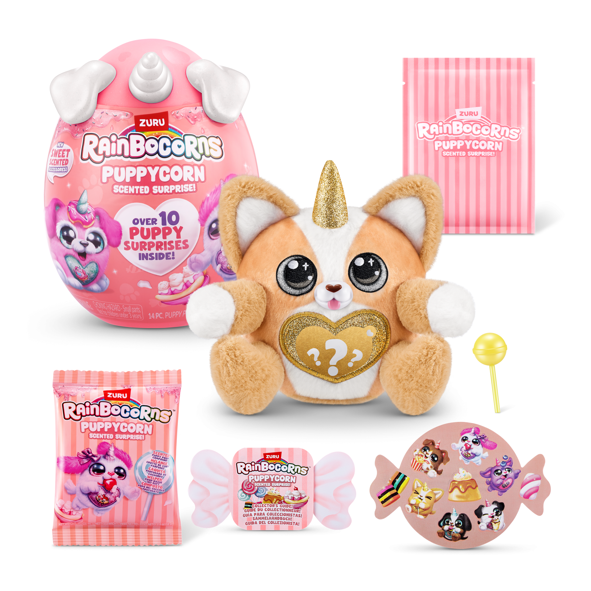 ZURU Rainbocorns Scent Puppycorn S8 с акс., игрушка-сюрприз