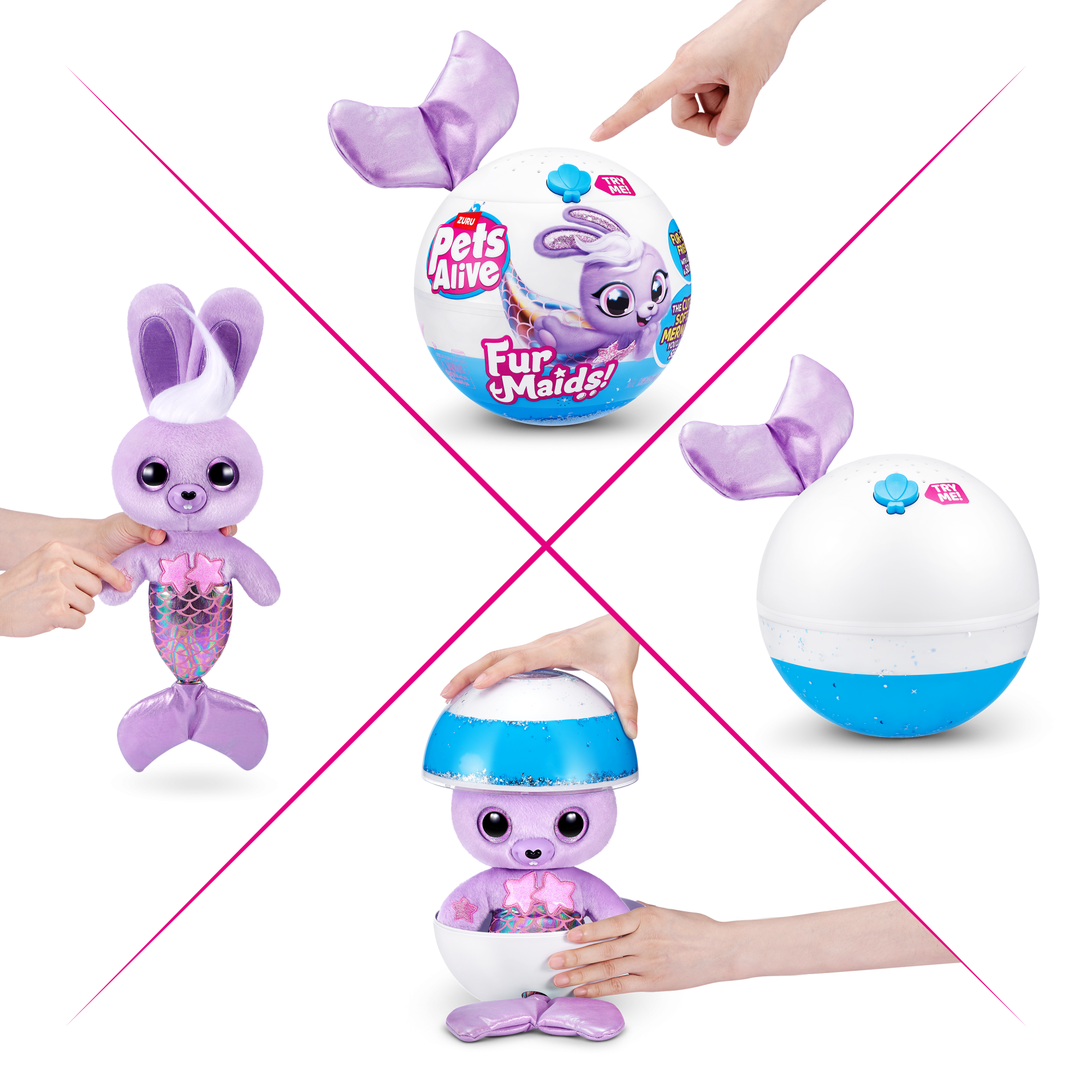 Игровой набор ZURU Pets Alive Furmaids «Шар-сюрприз» в непрозрачной упаковке
