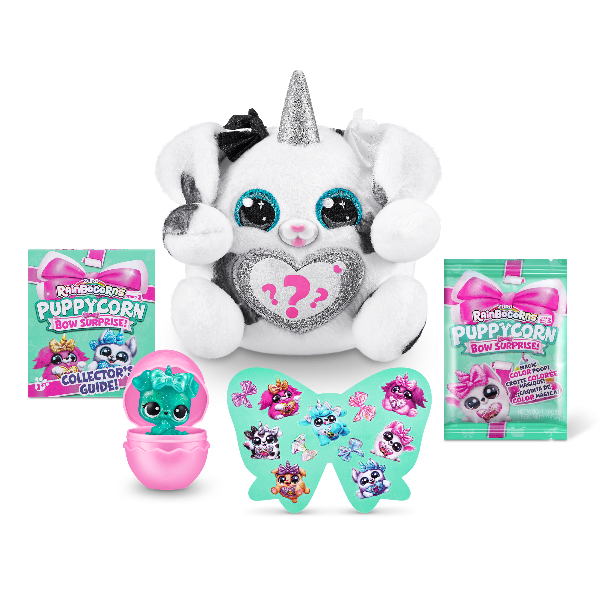 Игровой набор-сюрприз ZURU Rainbocorns Sparkle Puppycorn S6 с акс. в асс.